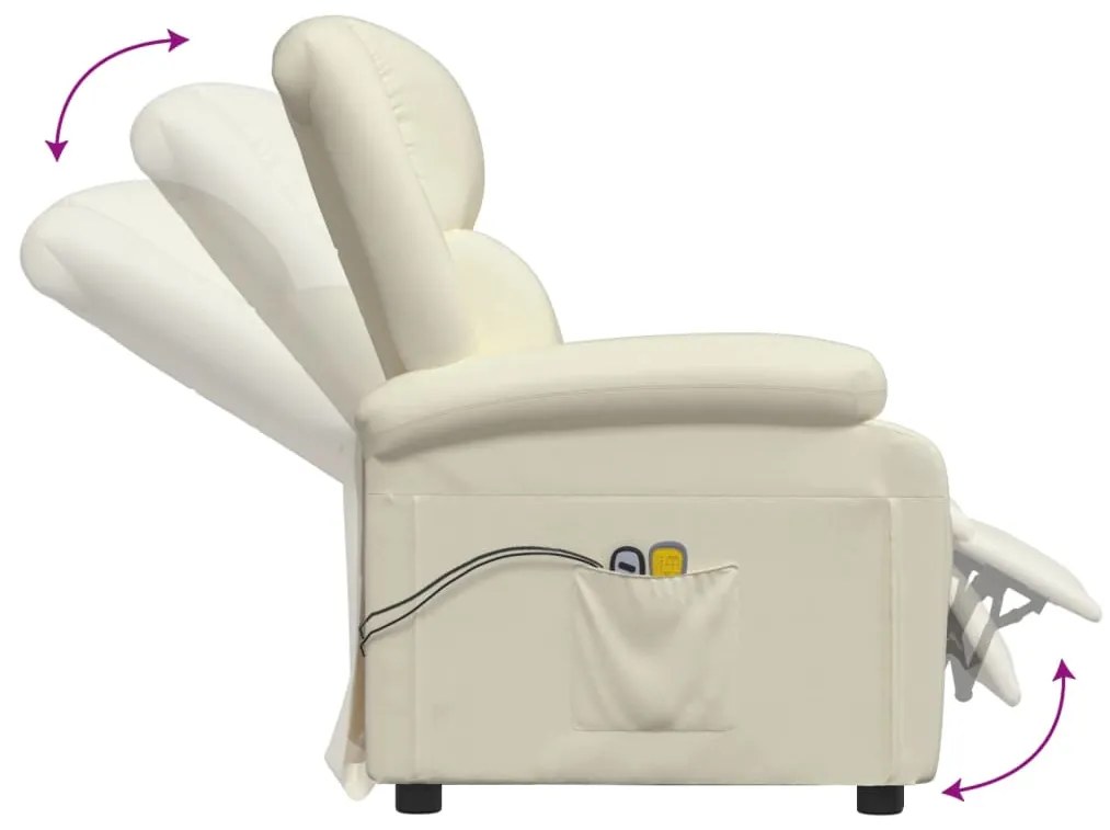 Poltrona Andorra com 6 Pontos de Massagens e Reclinação Elétrica em Co