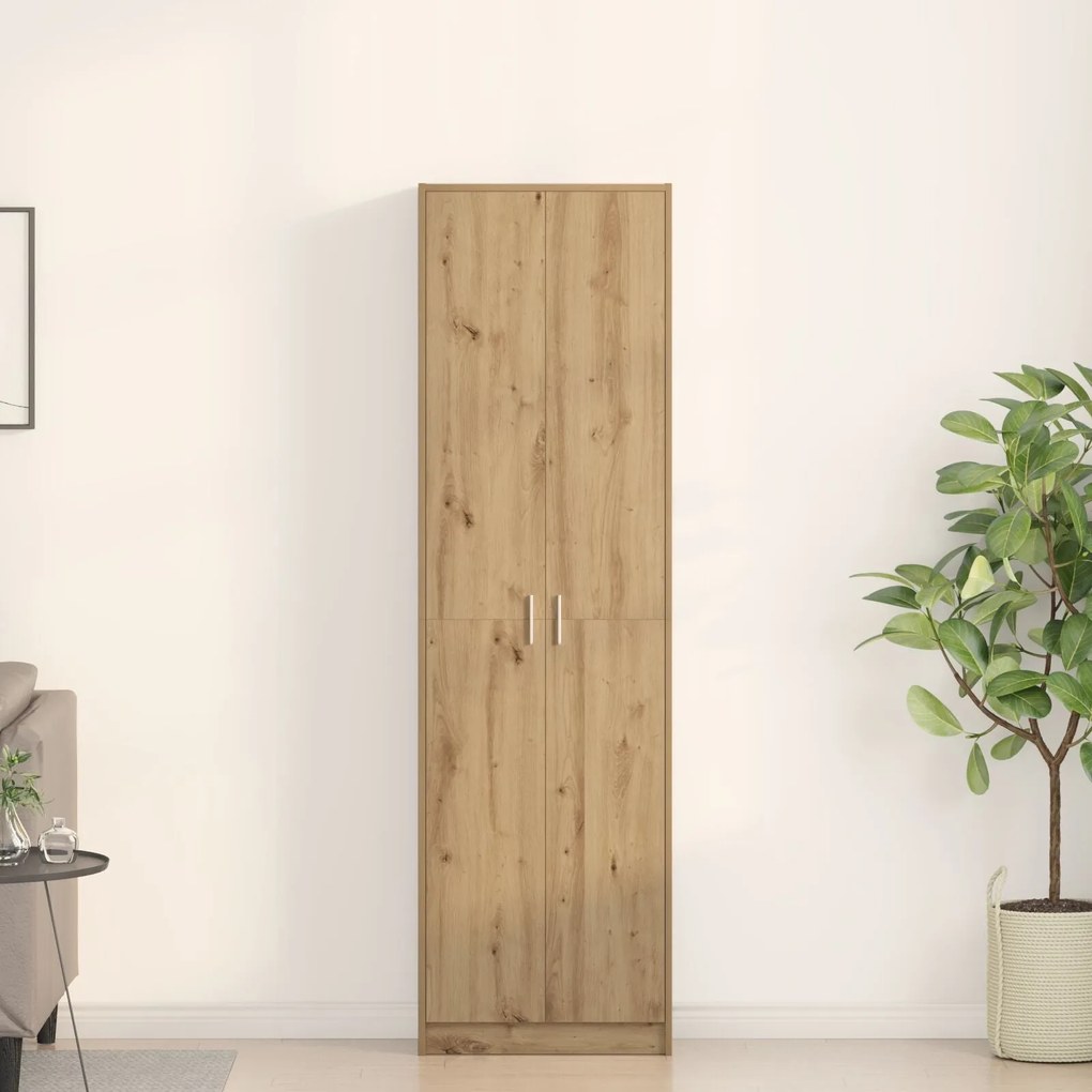 Guarda-roupa Carvalho Artisan 55x25x189 cm Madeira Engenharia