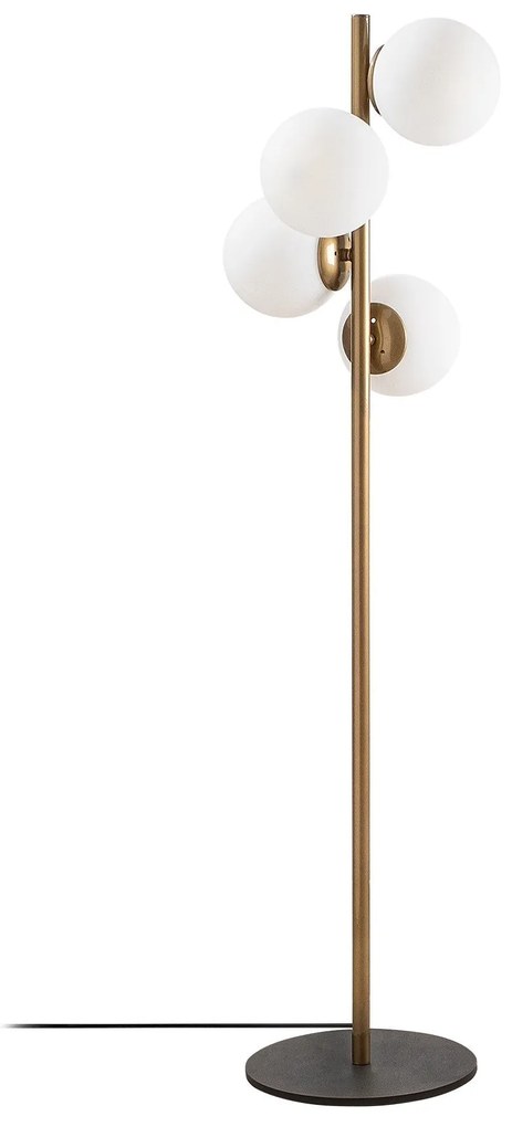 Candeeiro de Pé Faze – Dourado – 32 x 32 x 130 cm