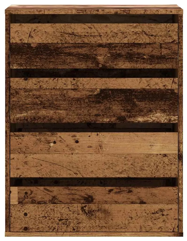 Cómoda com 4 Gavetas - 60x41x76 cm - derivados de madeira - madeira ve