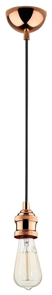 Candeeiro de Teto Kabluni – Cobre – Diâmetro 6 cm, Altura 102 cm