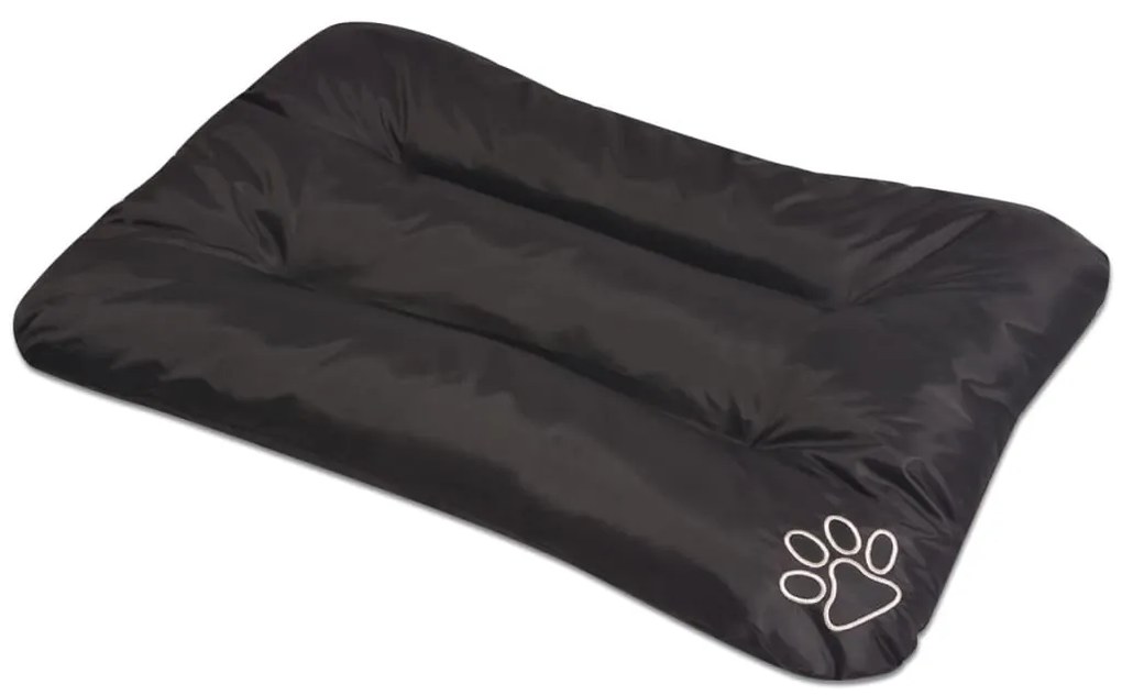 vidaXL Colchão para cães preto tamanho XL