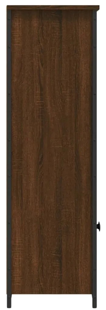Aparador alto 62x32x103,5cm derivados madeira carvalho castanho