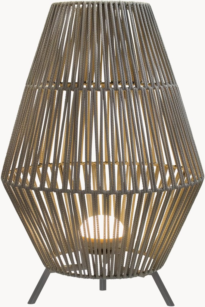Candeeiro de mesa LED para exterior portátil e regulável Conta
