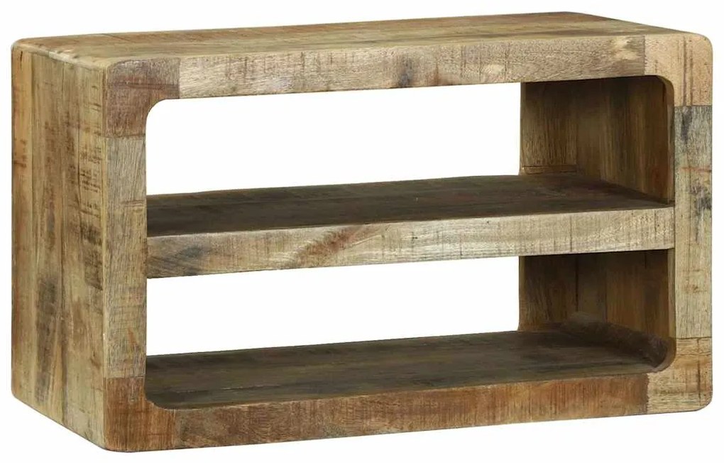 Armário de TV 60x32x36 cm em Madeira Maciça de Mangueira