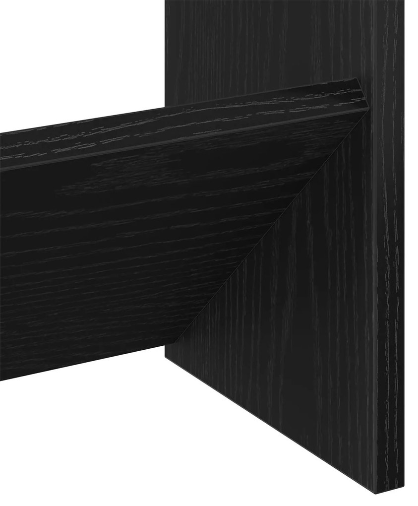 Armário para Sapatos vidaXL Preto Carvalho 80x18x90 cm Madeira Reposta