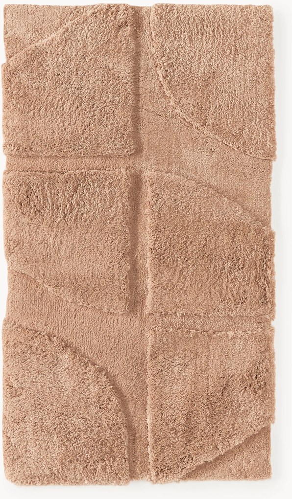 Tapete felpudo com relevo Jade