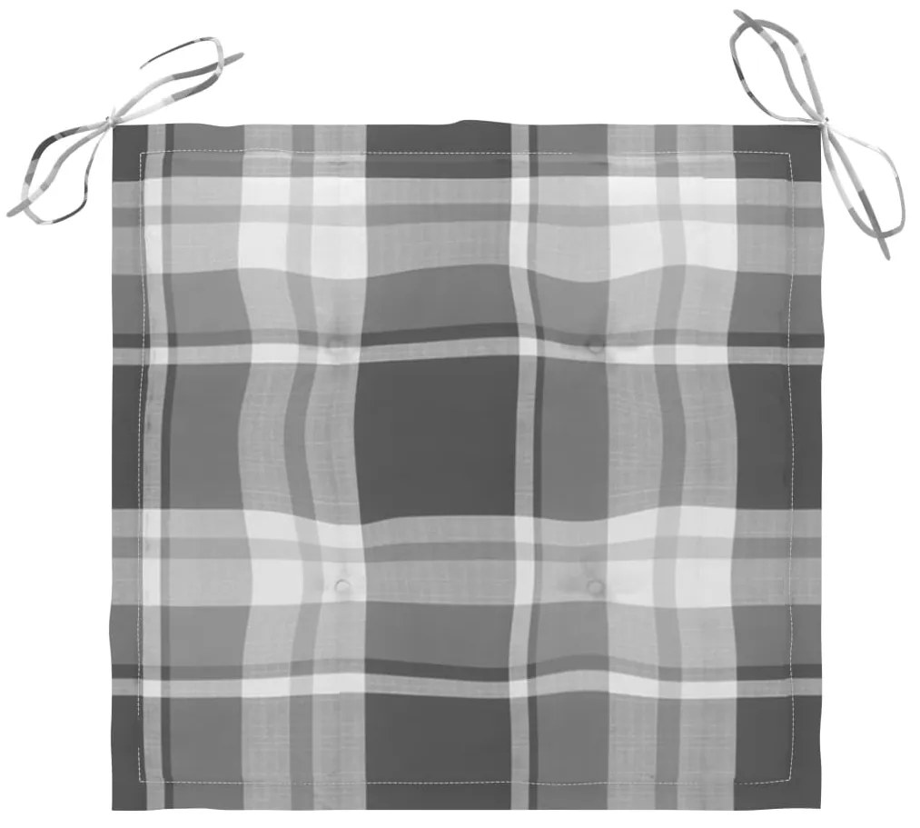 Cadeiras de jardim com almofadões 2 pcs acácia maciça