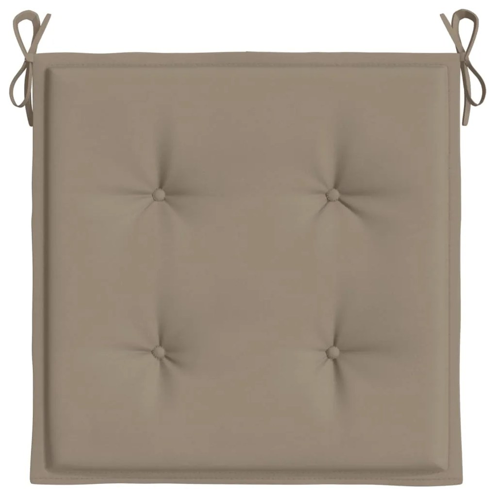 Almofadões p/ cadeiras de jardim 6 pcs oxford cinza-acastanhado