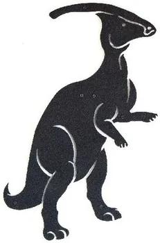 Quadros, telas Homemania  Decoracao de Paredes Dinossauro, Preto, 32x0,15x51cm