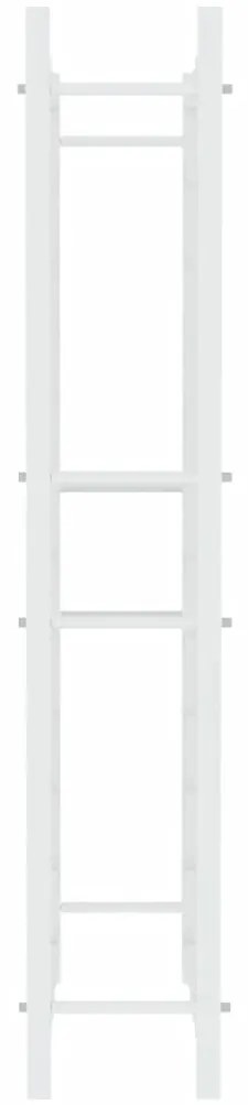 Garrafeira para 72 garrafas metal branco