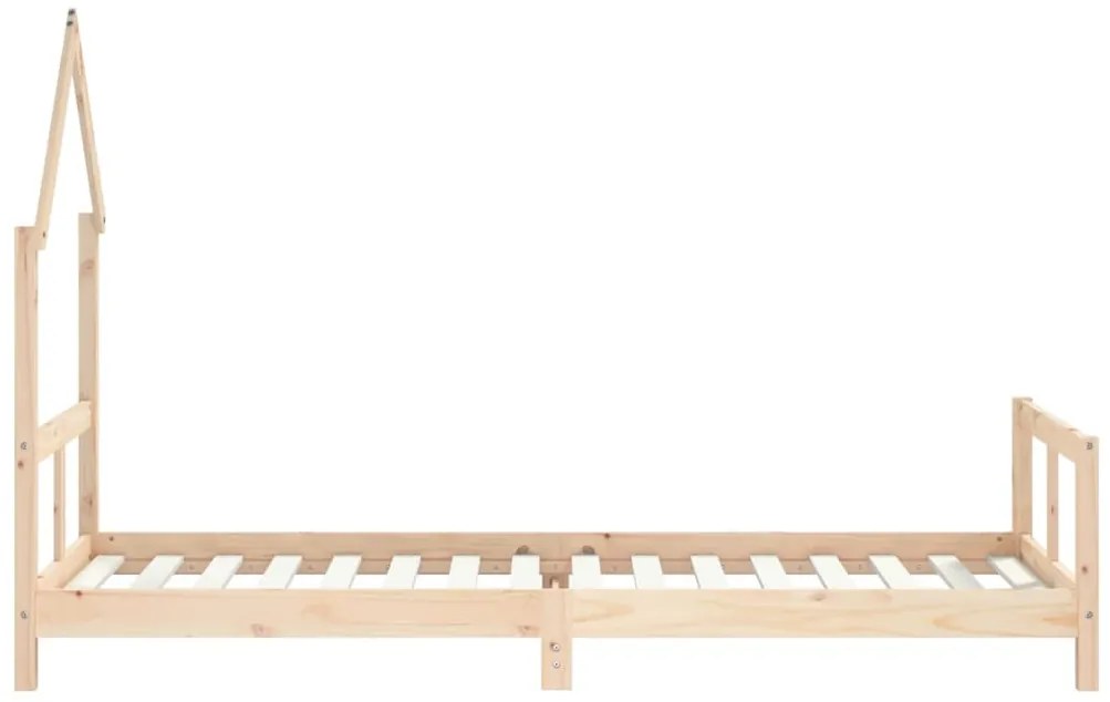 Estrutura de cama infantil 80x200 cm madeira de pinho maciça