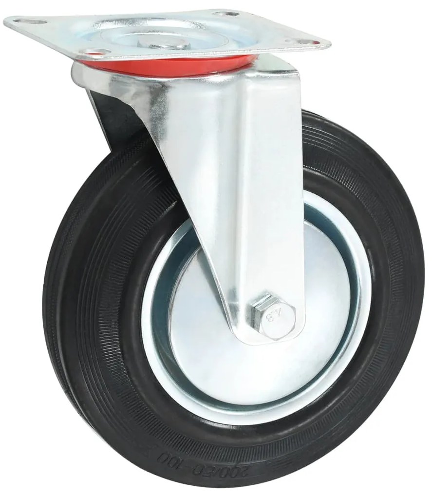 Rodas giratórias 4 pcs 200 mm