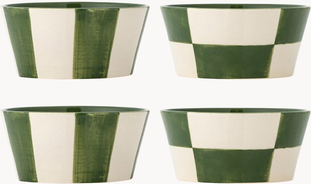 Taças pequenas pintadas à mão Floki, conjunto de 4