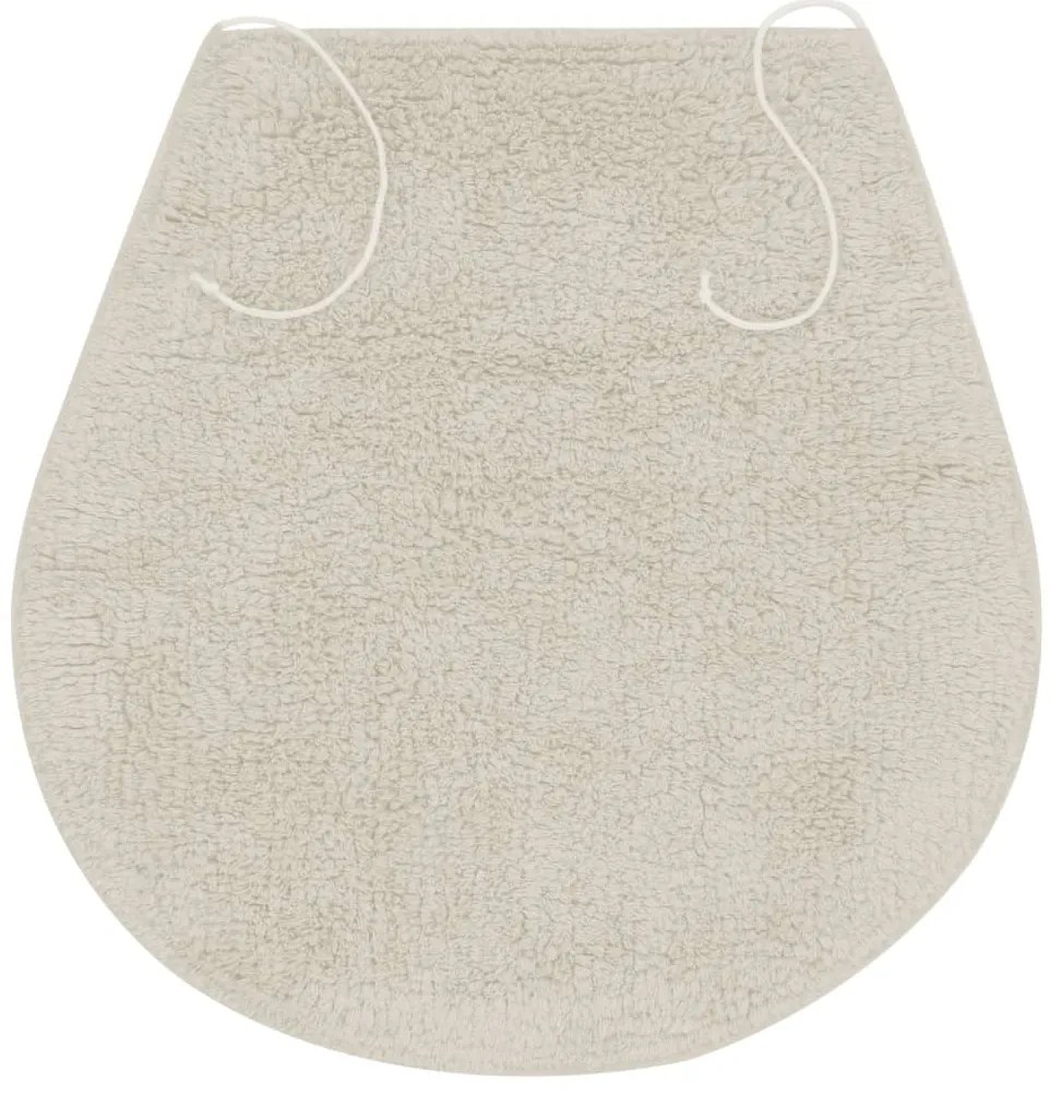 Conjunto tapetes de casa de banho 3 pcs tecido branco