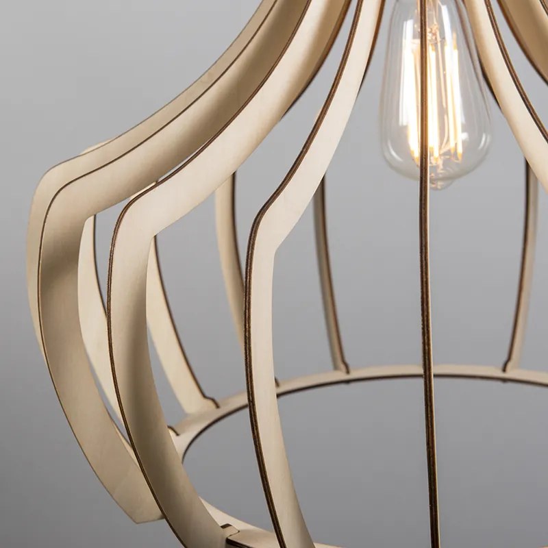 Candeeiro de suspensão design em madeira - Twan Design,Country / Rústico,Moderno