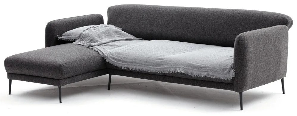 Sofá-Cama de Canto Venus – Antracite – 265x80x163 cm