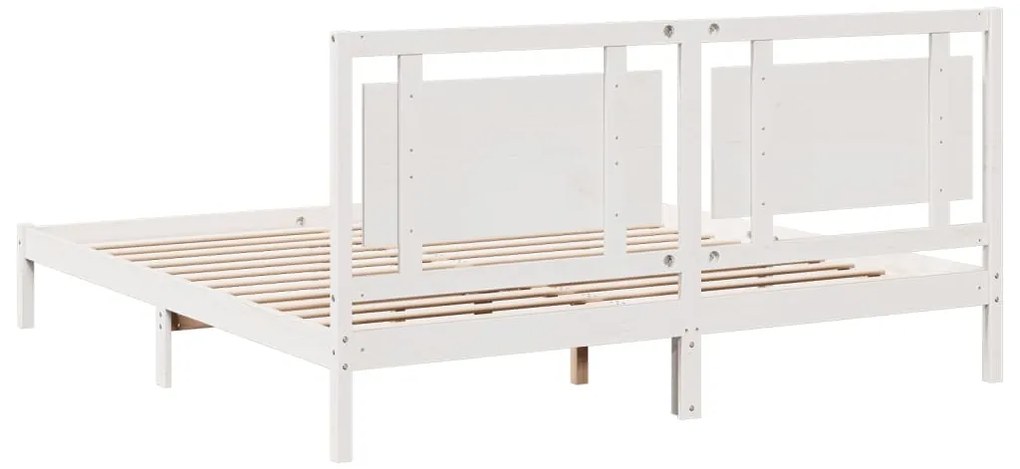 Cama extra longa sem colchão 180x210 cm madeira maciça