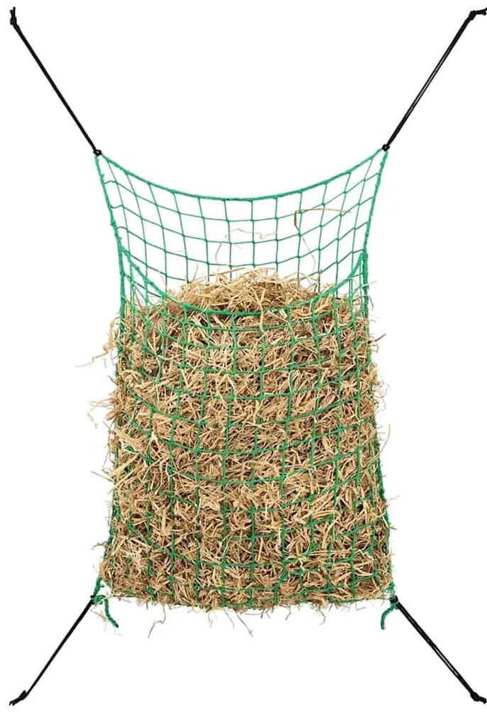 Redes para feno 2 pcs retangular 200x120 cm PP verde