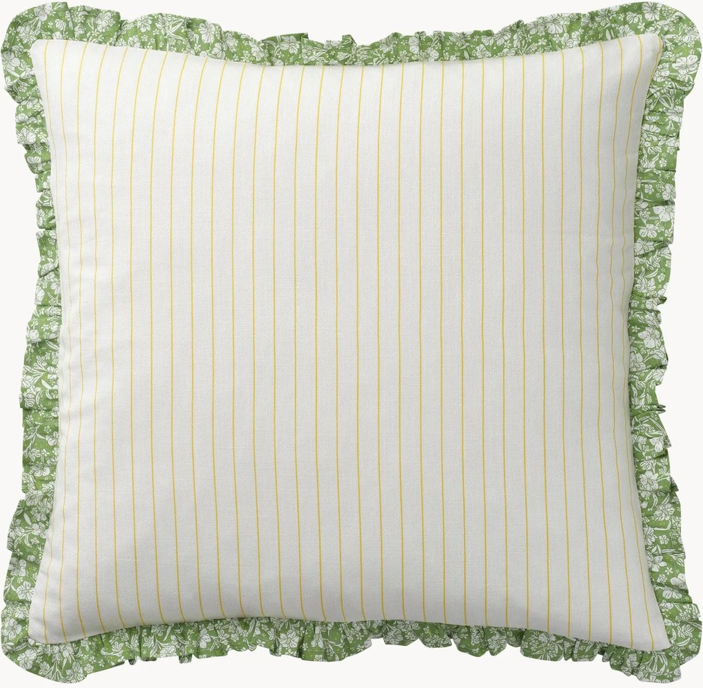 Capa de almofada de algodão com folhos Mindy