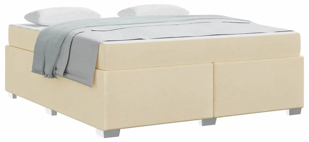 Estrutura da Cama Outros Creme 180 x 200 cm tecido