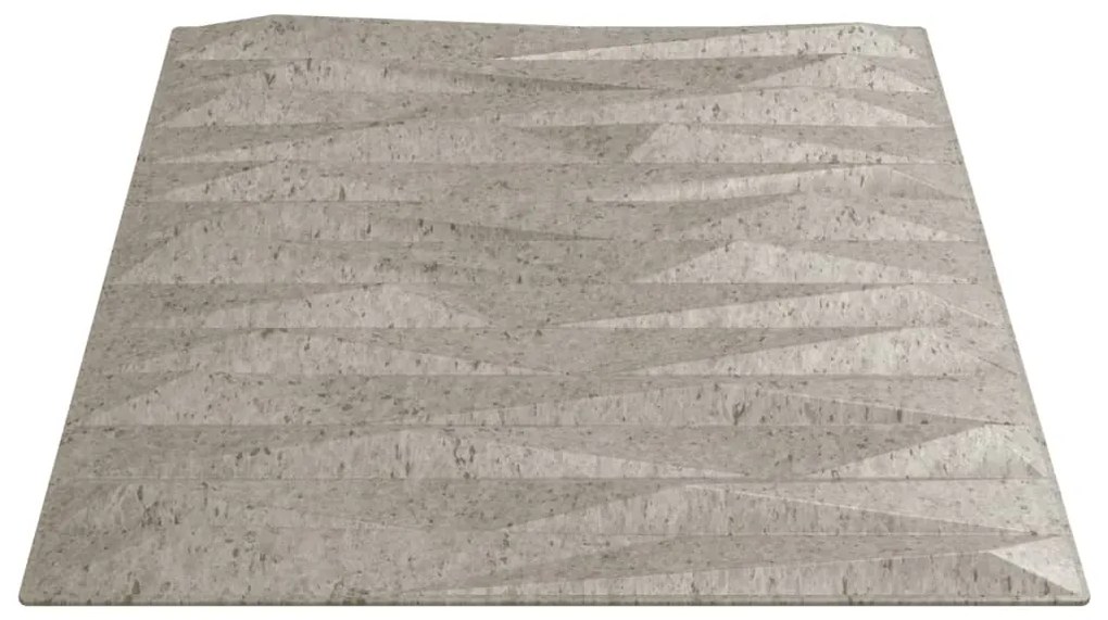 Painéis de parede 12 pcs 50x50 cm 3m² XPS pedra betão