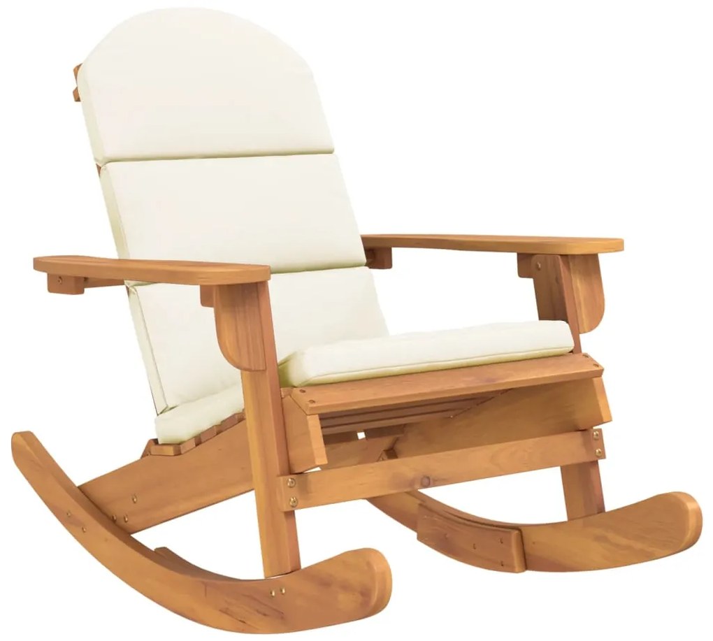3 pcs conjunto lounge de jardim Adirondack acácia maciça