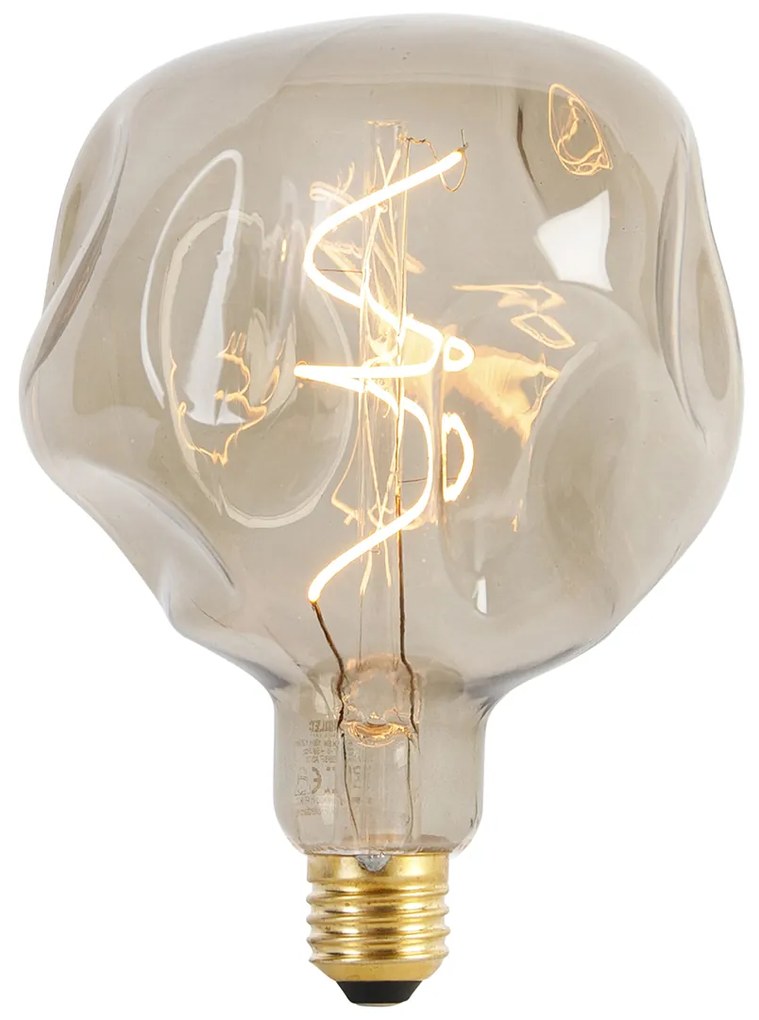 Lâmpada LED regulável E27 G125 bronze 4W 120lm 1800K