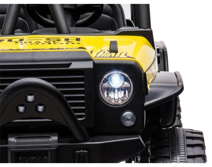 BUGGY RALLY 2 LUGARES CARRO ELÉTRICO INFANTIL 24V AMARELO