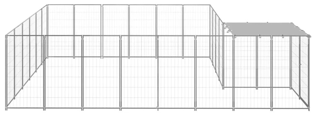 Canil 12,1 m² aço prateado