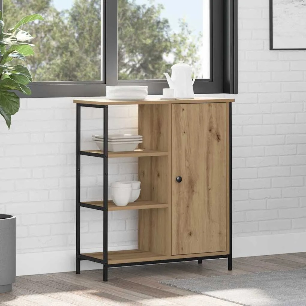 Sideboard Carvalhos Artisan 70x30x80 cm Madeira de engenharia