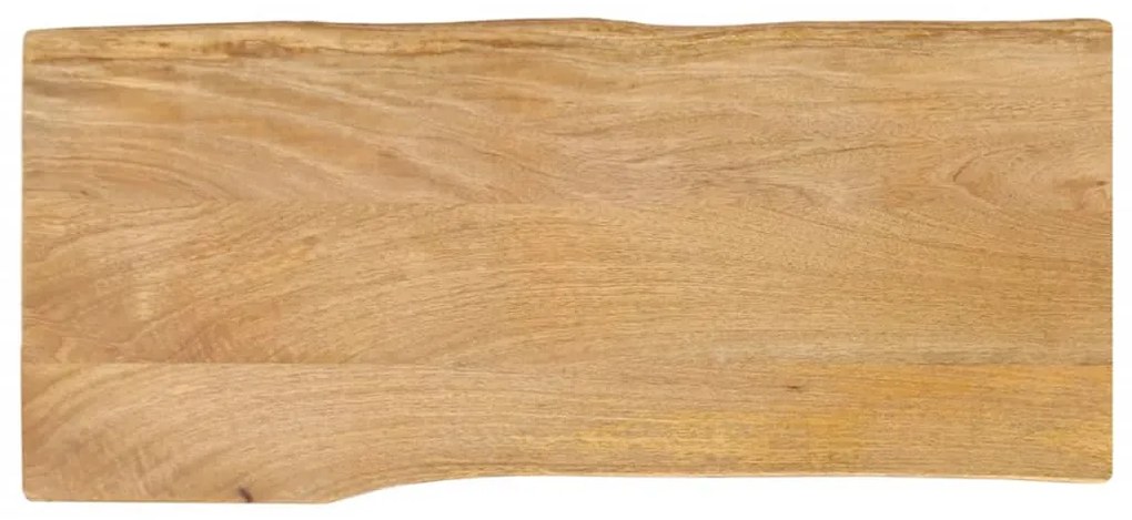 Tampo de mesa c/ borda viva 100x40x3,8 cm mangueira maciça