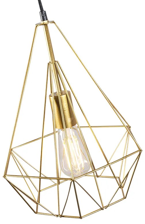 LED Candeeiro suspenso industrial dourado lâmpada-WiFi ST64 - CARCASS Design,Moderno