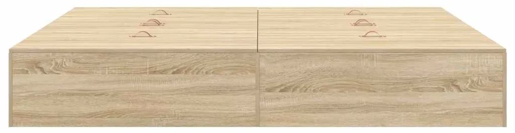 Estrado de Cama em Carvalho Sonoma 200x200 cm
