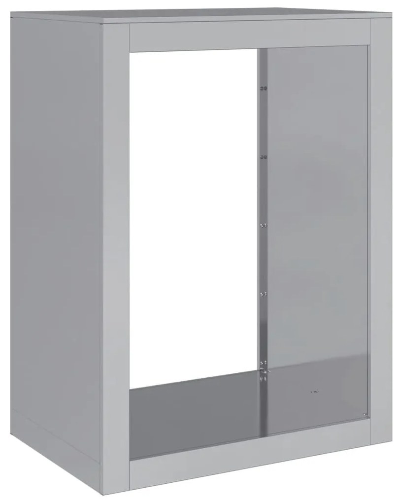 Suporte para lenha 60x40x80 cm aço galvanizado