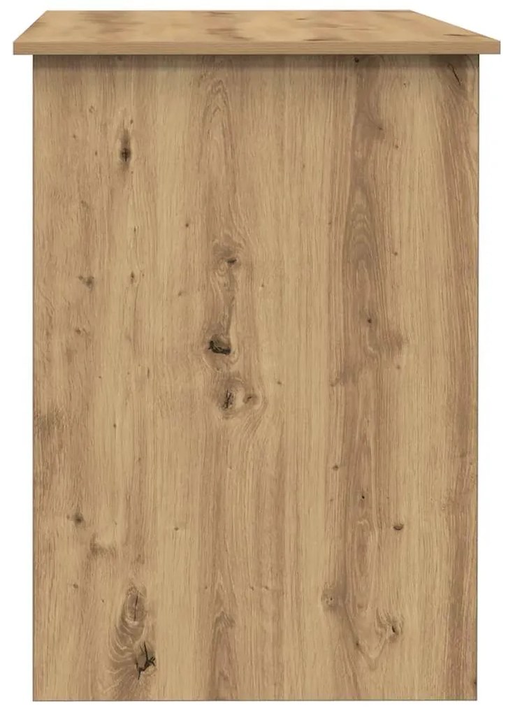 Secretária 100x55x75 cm derivados madeira carvalho artisiano
