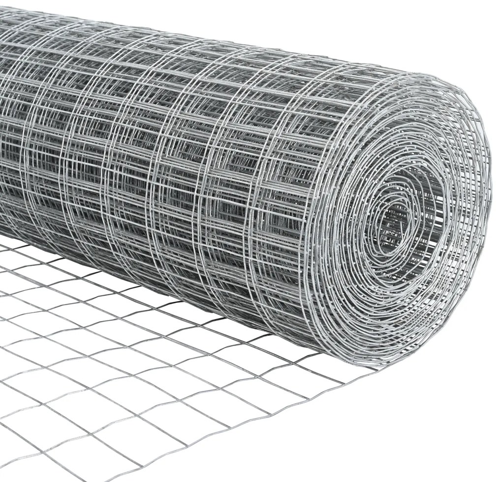 Cerca Euro da com 7 Postes de Espinho 1.4x10 m Aço Galvanizado
