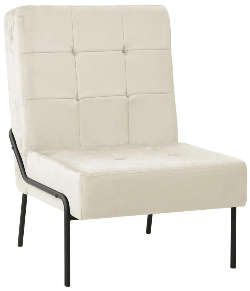 Cadeira de descanso 65x79x87 cm veludo creme