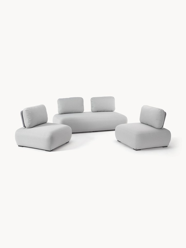 Conjunto lounge de jardim modular Olala, conjunto de 3