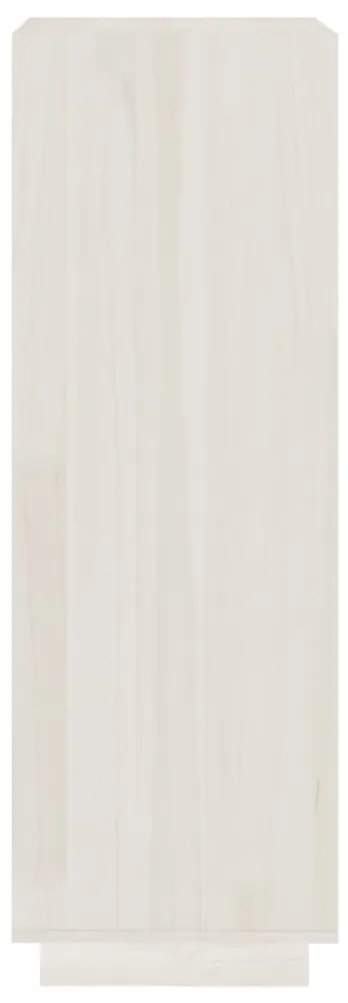 Estante/divisória 40x35x103 cm madeira de pinho maciça branco