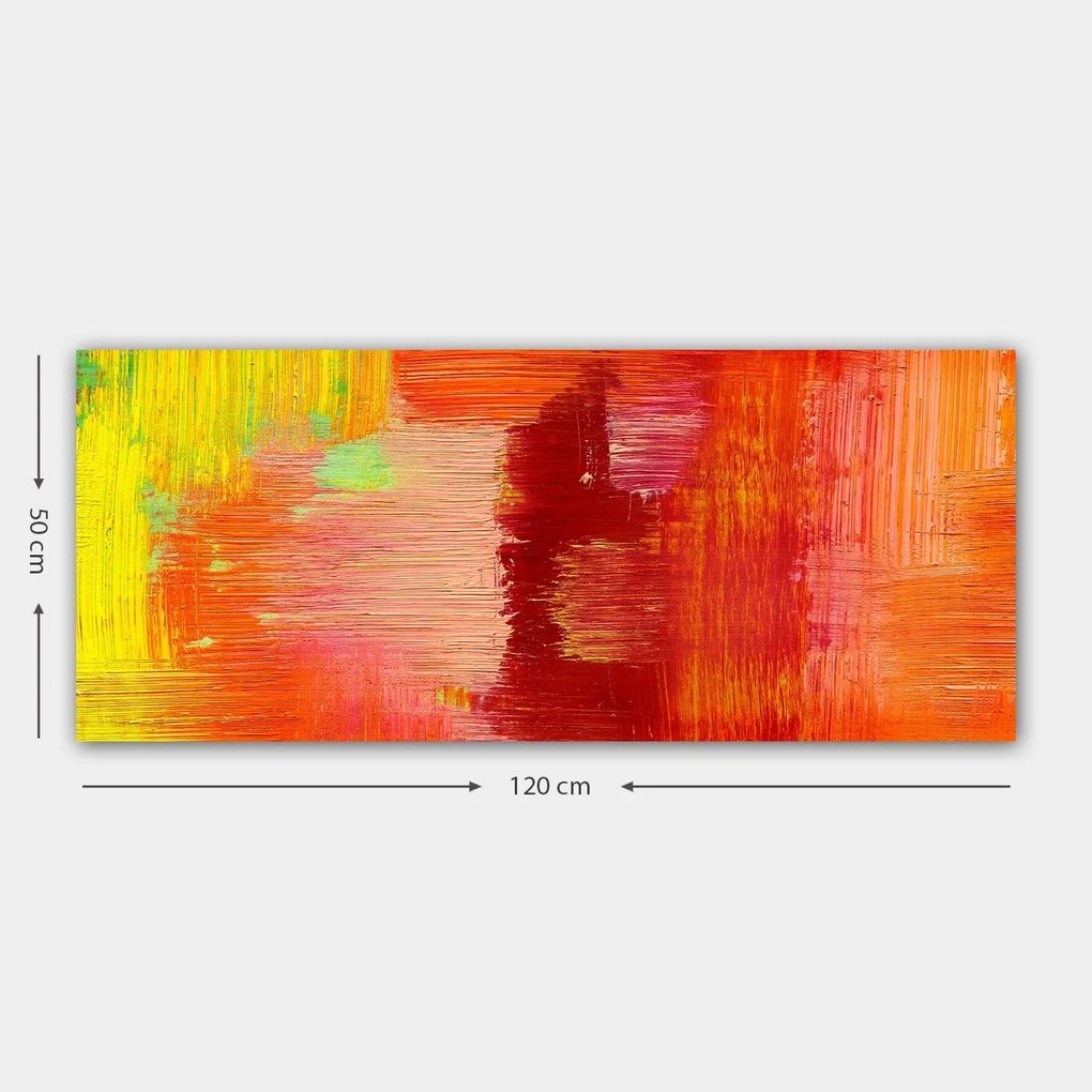 Pintura Decorativa em Tela YTY40428634_50120 – Multicolor – 50 x 120 c