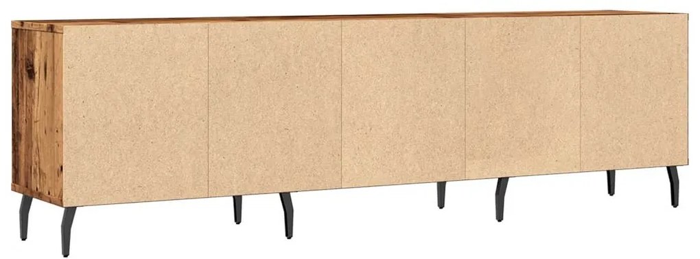 Móvel de TV 150x30x44,5 cm derivados de madeira madeira velha