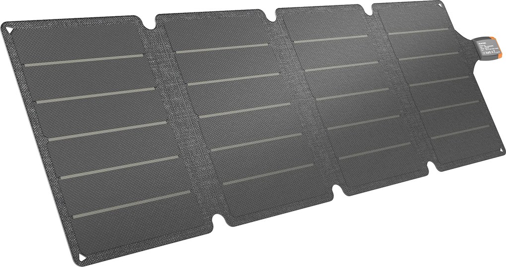 HOMCOM Painel Solar Dobrável 36W com Entradas USB-A e Tipo C IP67 Impermeável Superfície de ETFE para Carregar Telemóveis Tablets 89,8x27,9x1 cm Cinzento | Aosom Portugal