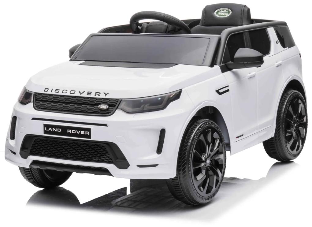 Carro eléctrico infantil Land Rover Discovery 12V branco
