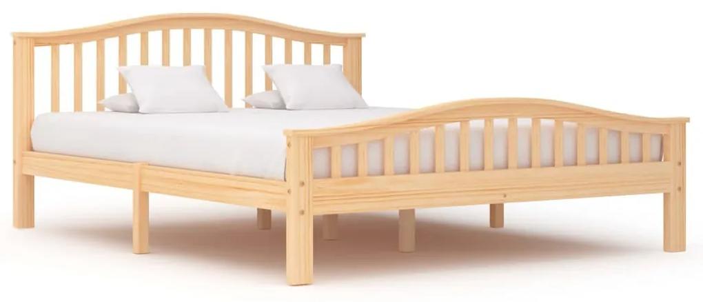 Estrutura de cama em pinho maciço 160x200 cm