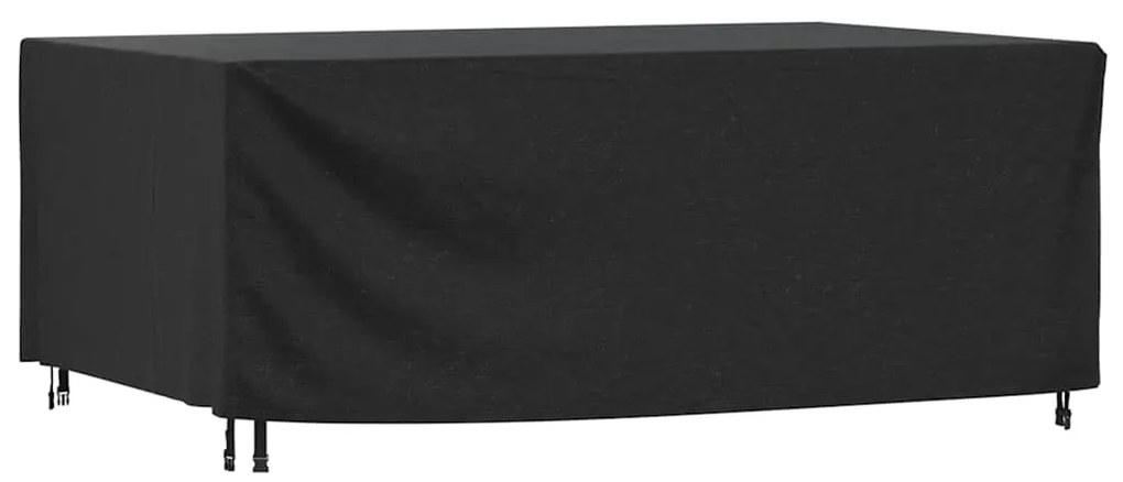 vidaXL Capa p/ mobiliário jardim 240x140x90 cm impermeável 420D preto