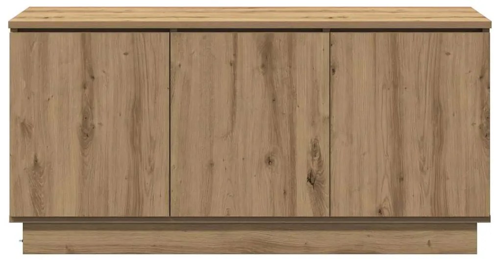 Gabinete de TV Carvalho Artesanal 100x38x49 cm Madeira Engenheirada