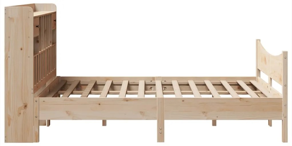 Cama sem colchão 160x200 cm madeira de pinho maciça