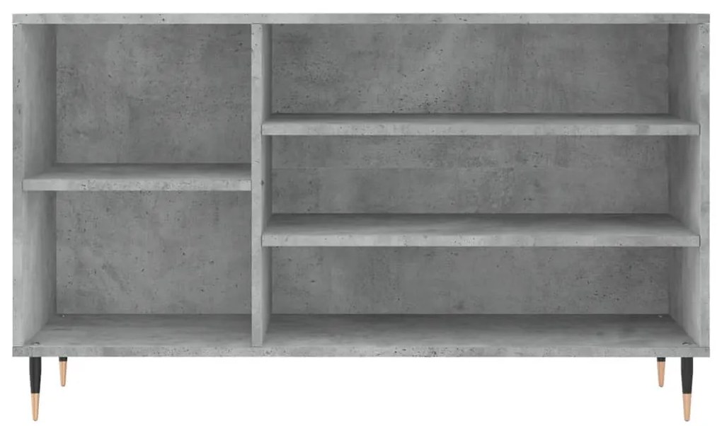 Sapateira 102x36x60 cm derivados de madeira cinzento cimento