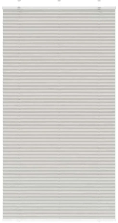 Cinzento Luz Plissada Cega 110x200 cm Largura Tecido 109,4cm